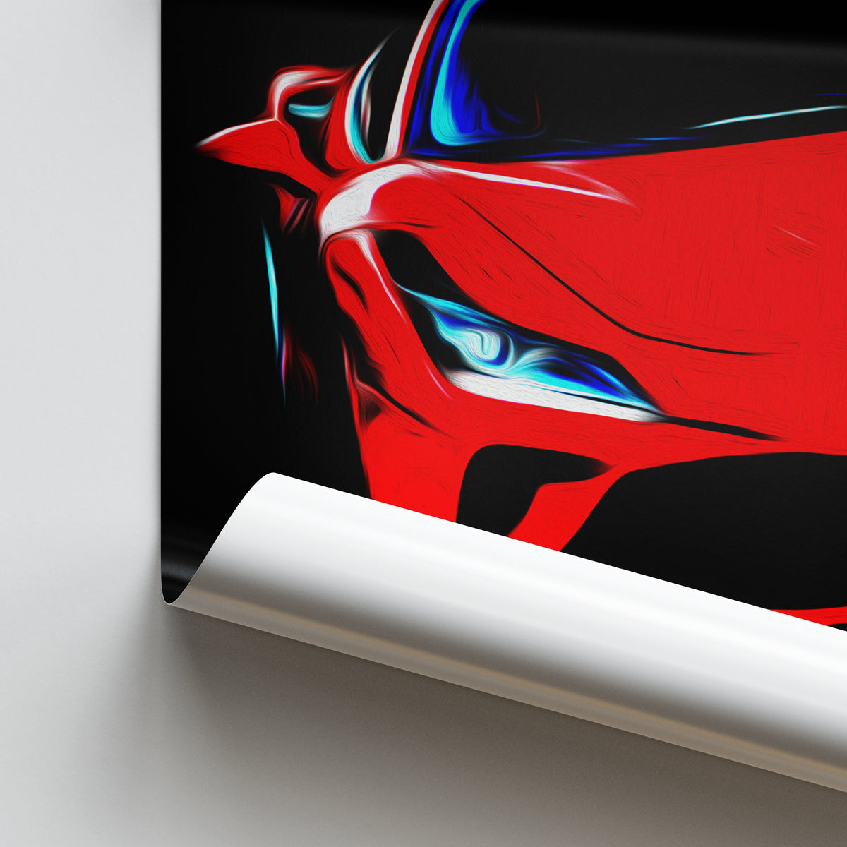 Ferrari F8 Tributo - Sports Car Print – Illustrated Tracks