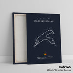Load image into Gallery viewer, Circuit de Spa-Francorchamps - Racetrack Canvas Print
