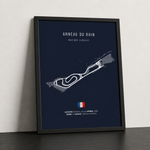 Load image into Gallery viewer, Anneau du Rhin - Racetrack Print
