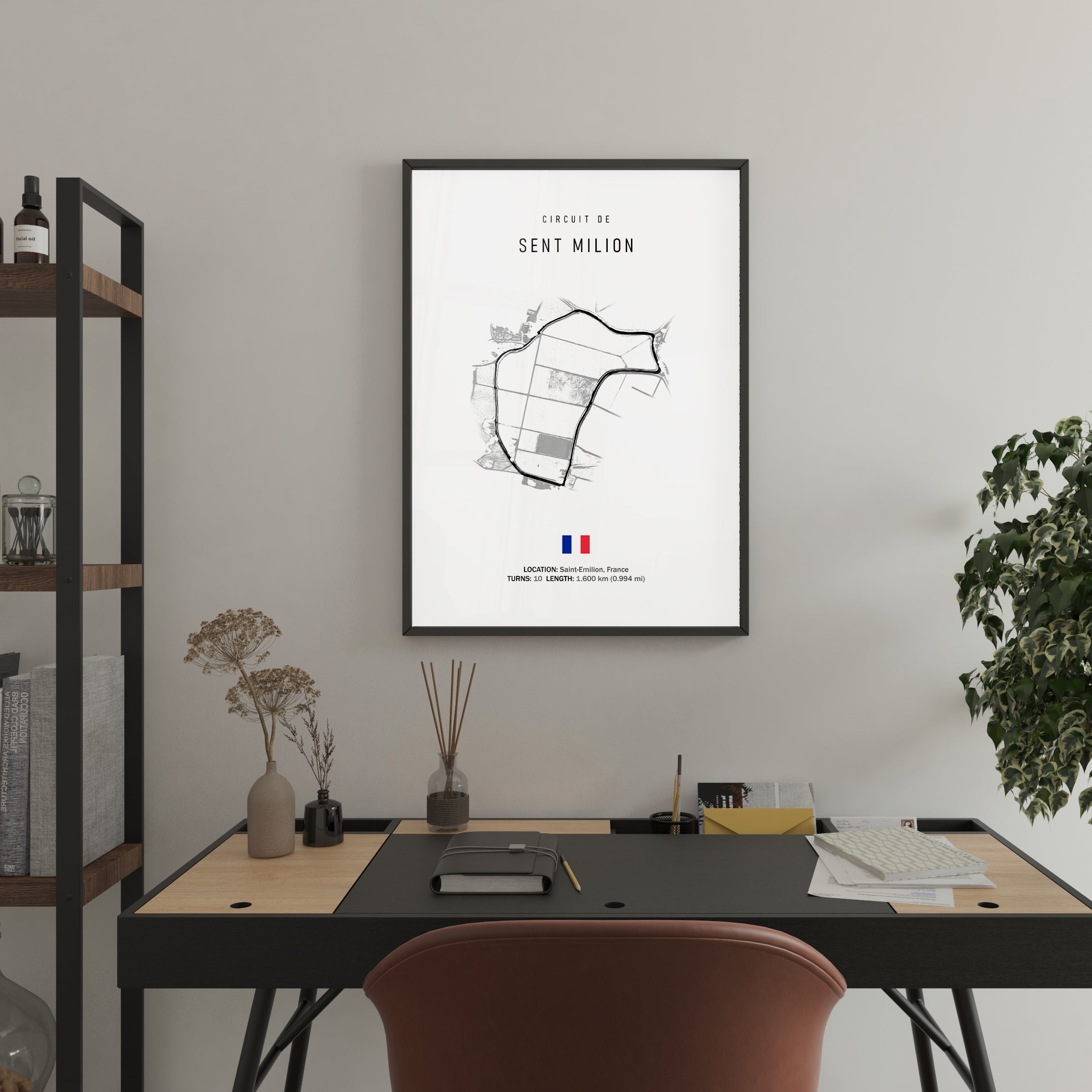 Circuit de Sent Milion - Racetrack Print