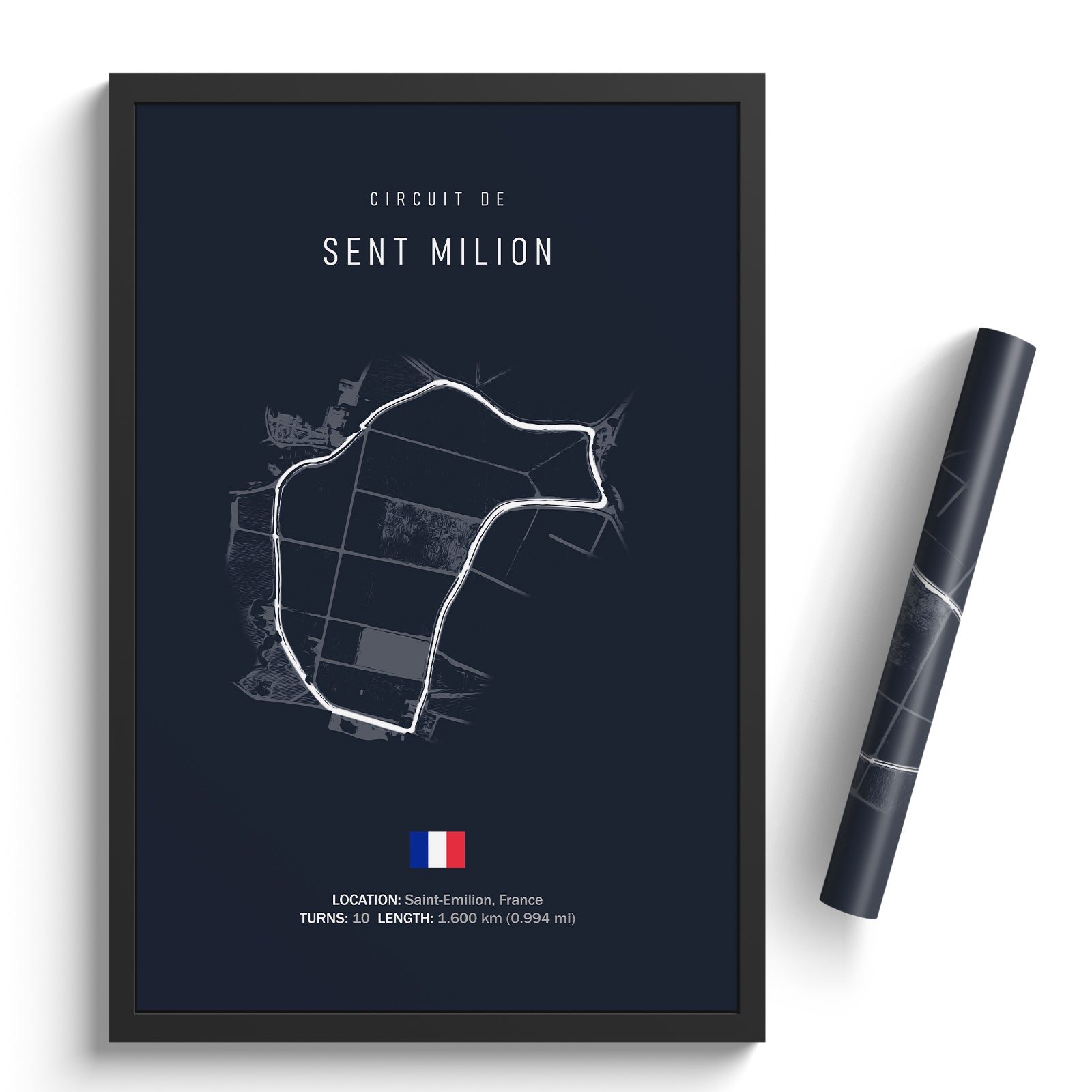Circuit de Sent Milion - Racetrack Print