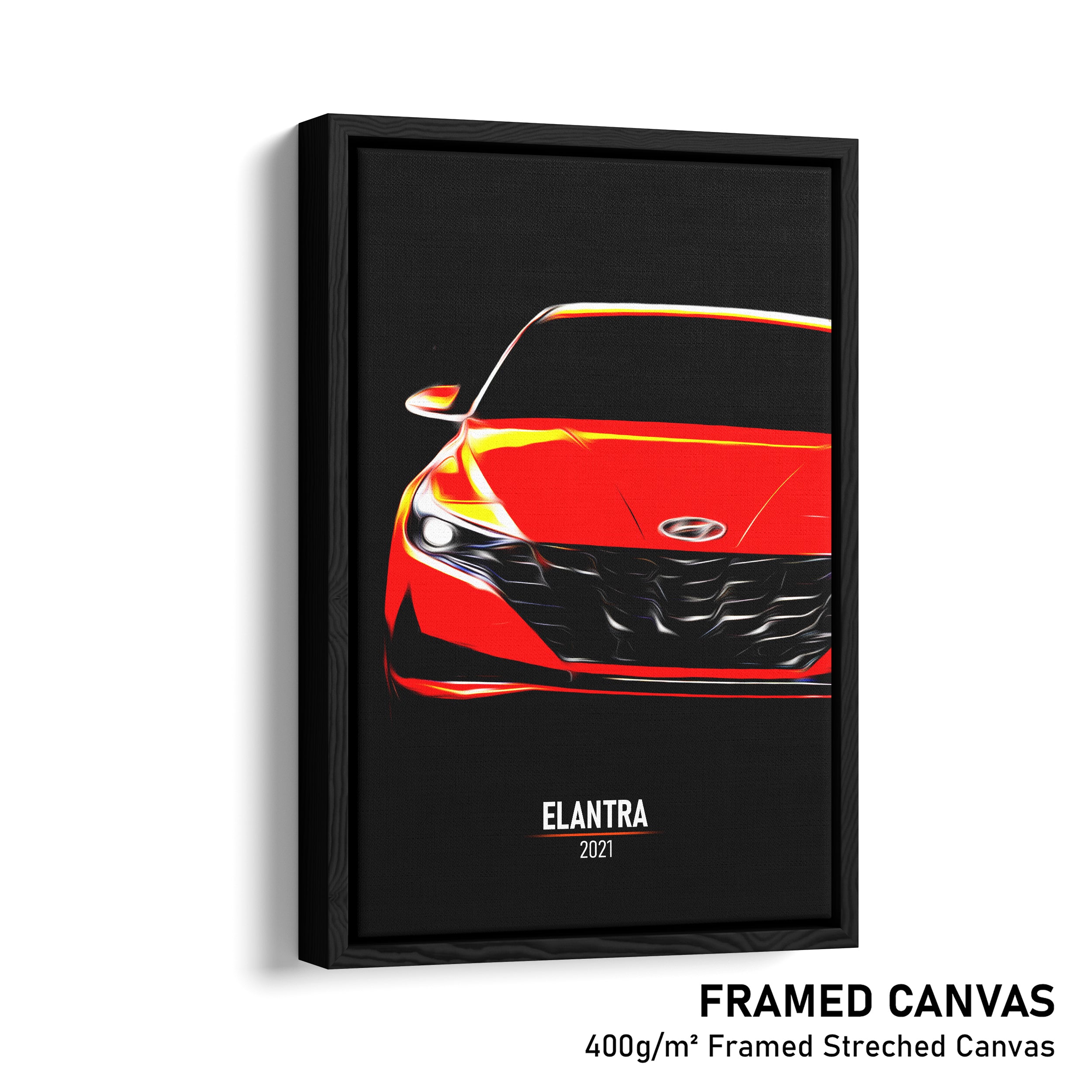 Hyundai Elantra 2021 - Sports Car Print