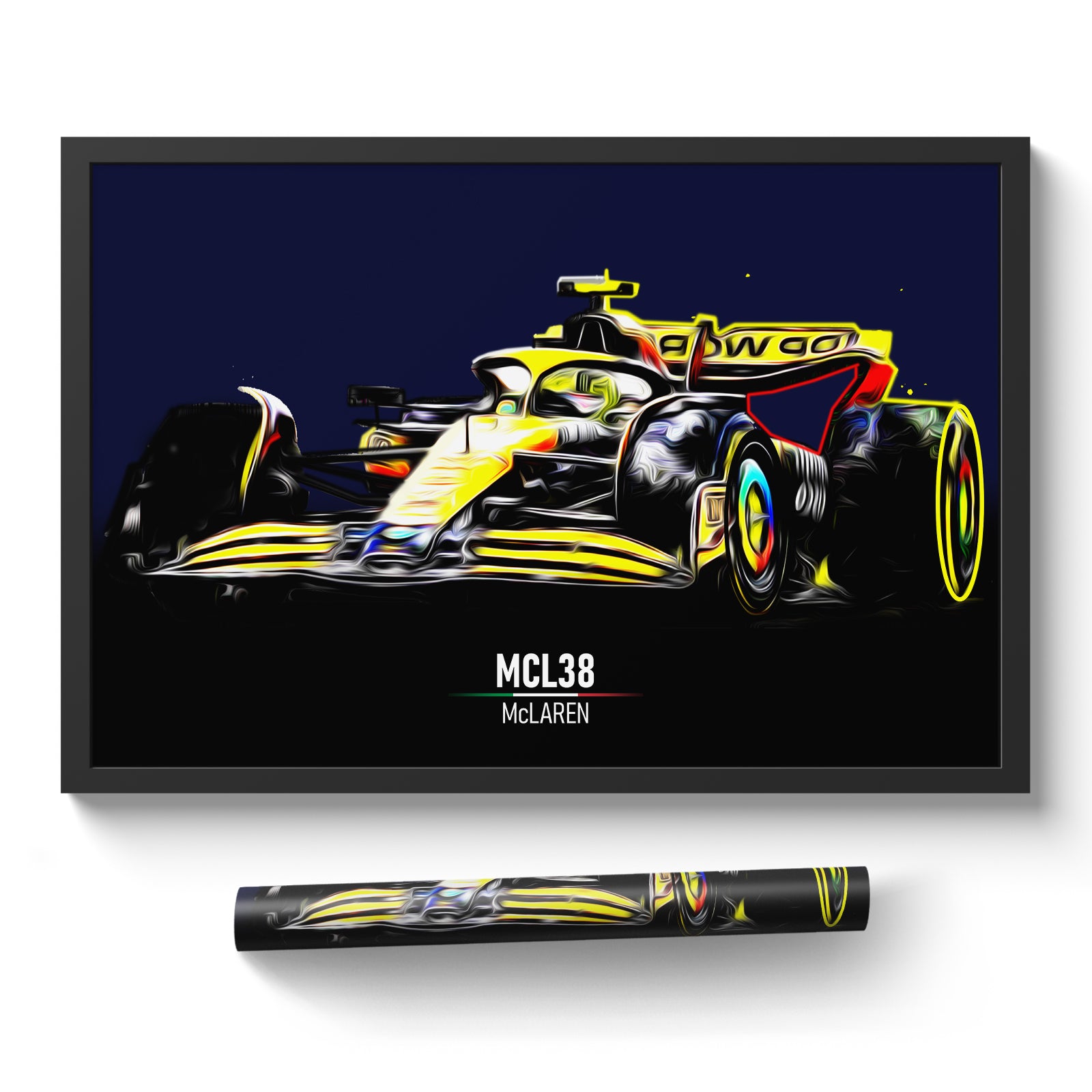 McLaren 38  - Race Car Print