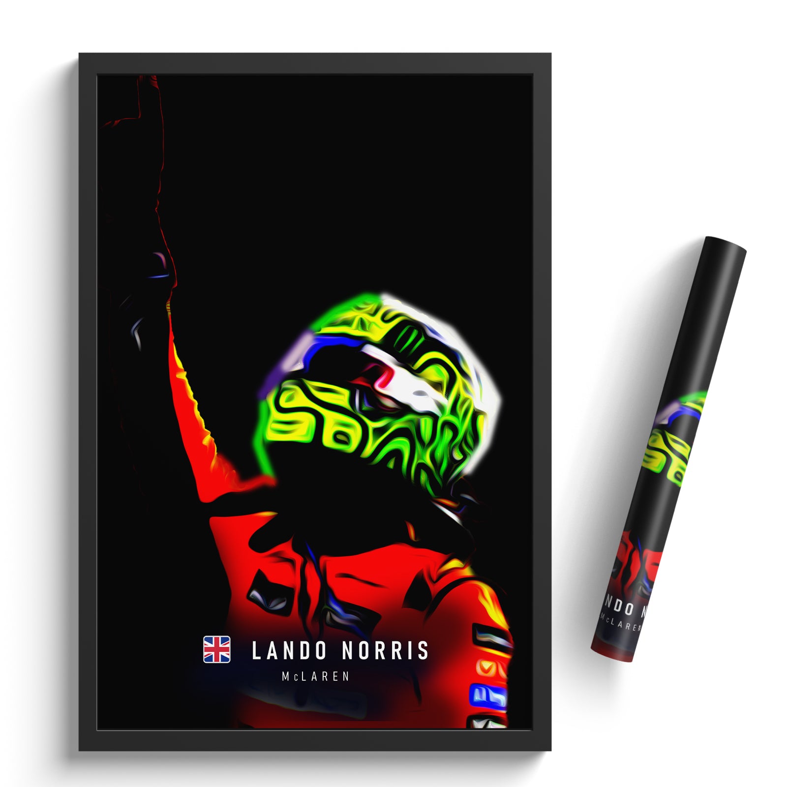 Lando Norris, McLaren  2024 - Formula 1 Print