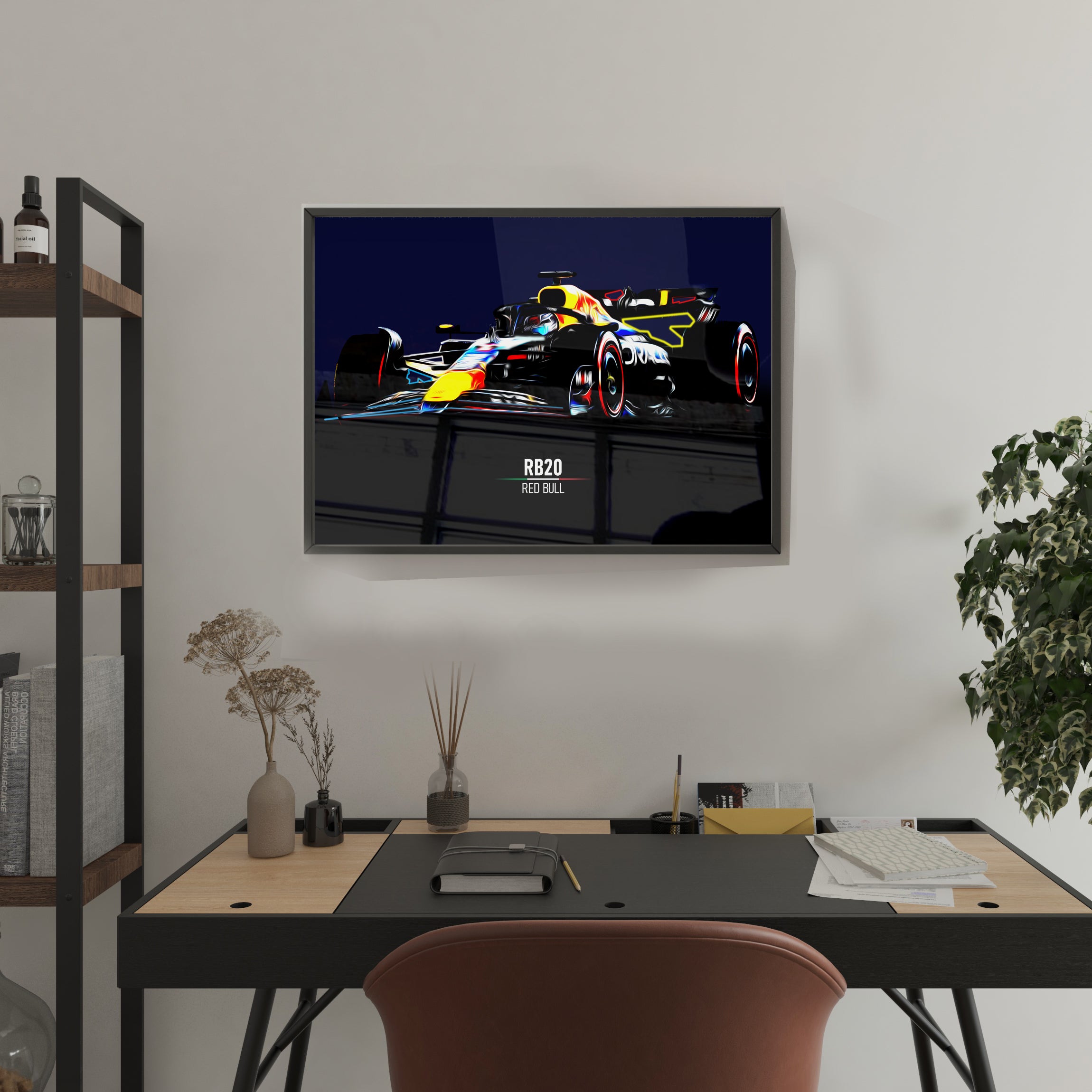 Red Bull Racing RB20 - Race Car Print