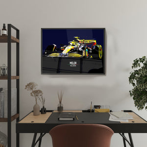 McLaren 38  - Race Car Print