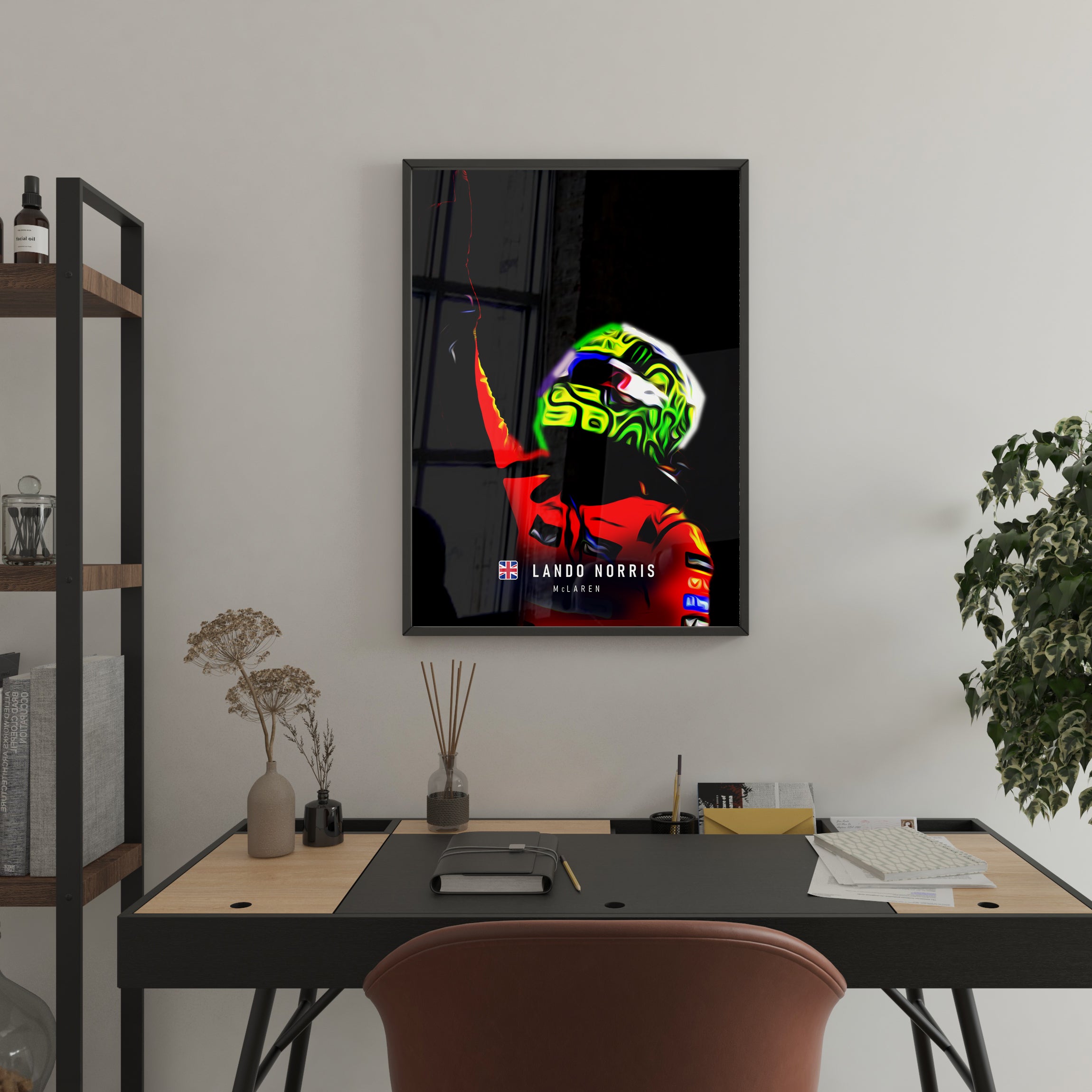 Lando Norris, McLaren  2024 - Formula 1 Print