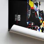 Load image into Gallery viewer, Red Bull Racing RB20 - Race Car Print- White
