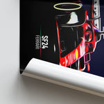 Charger l&#39;image dans la galerie, Ferrari SF24 - Race Car Print
