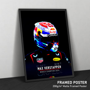 Max Verstappen, Red Bull 2024 Champion- Formula 1 Print