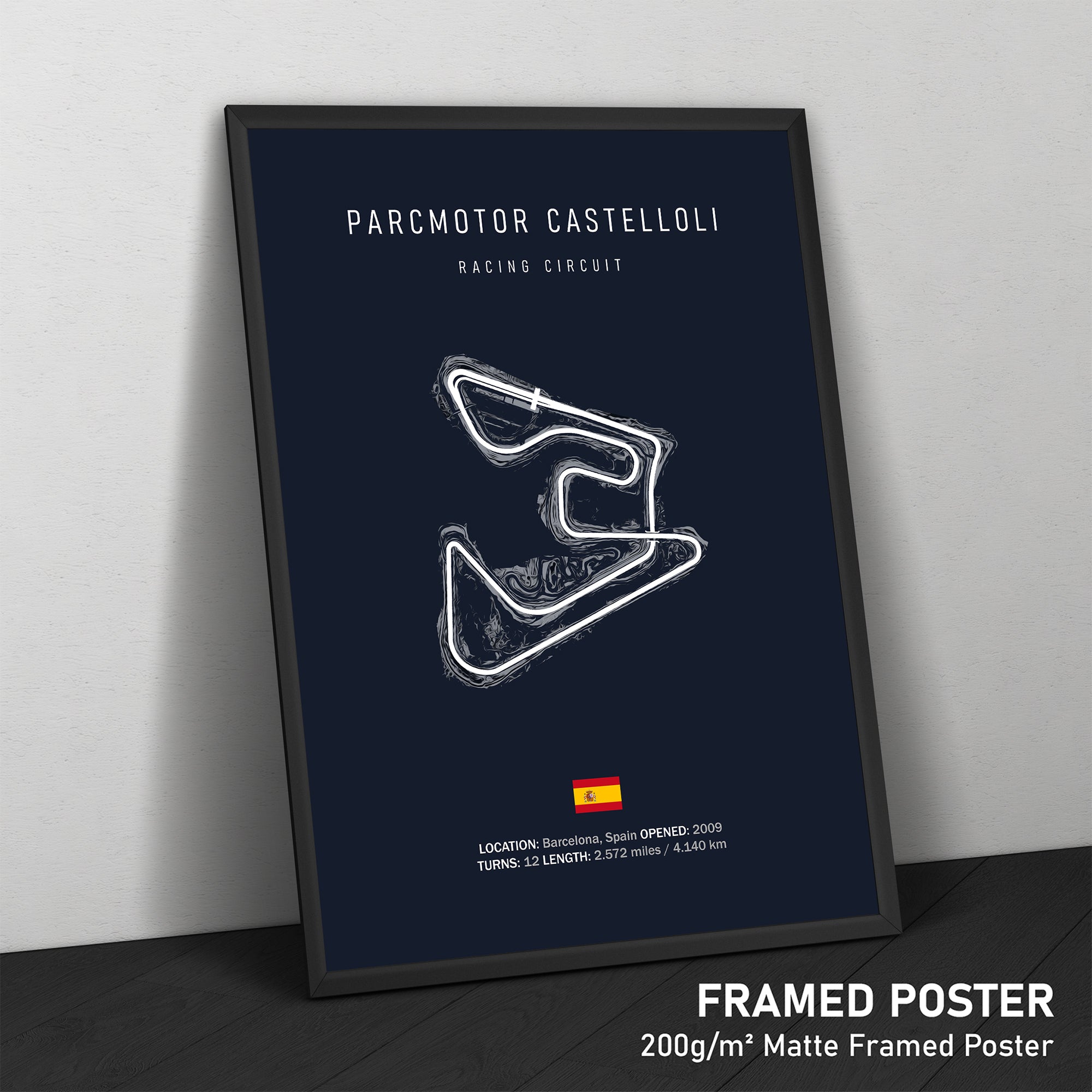 Parcmotor Castellolí Racing Circuit - Racetrack Print