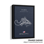 Load image into Gallery viewer, Atlanta Motorsports Park - Racetrack Print
