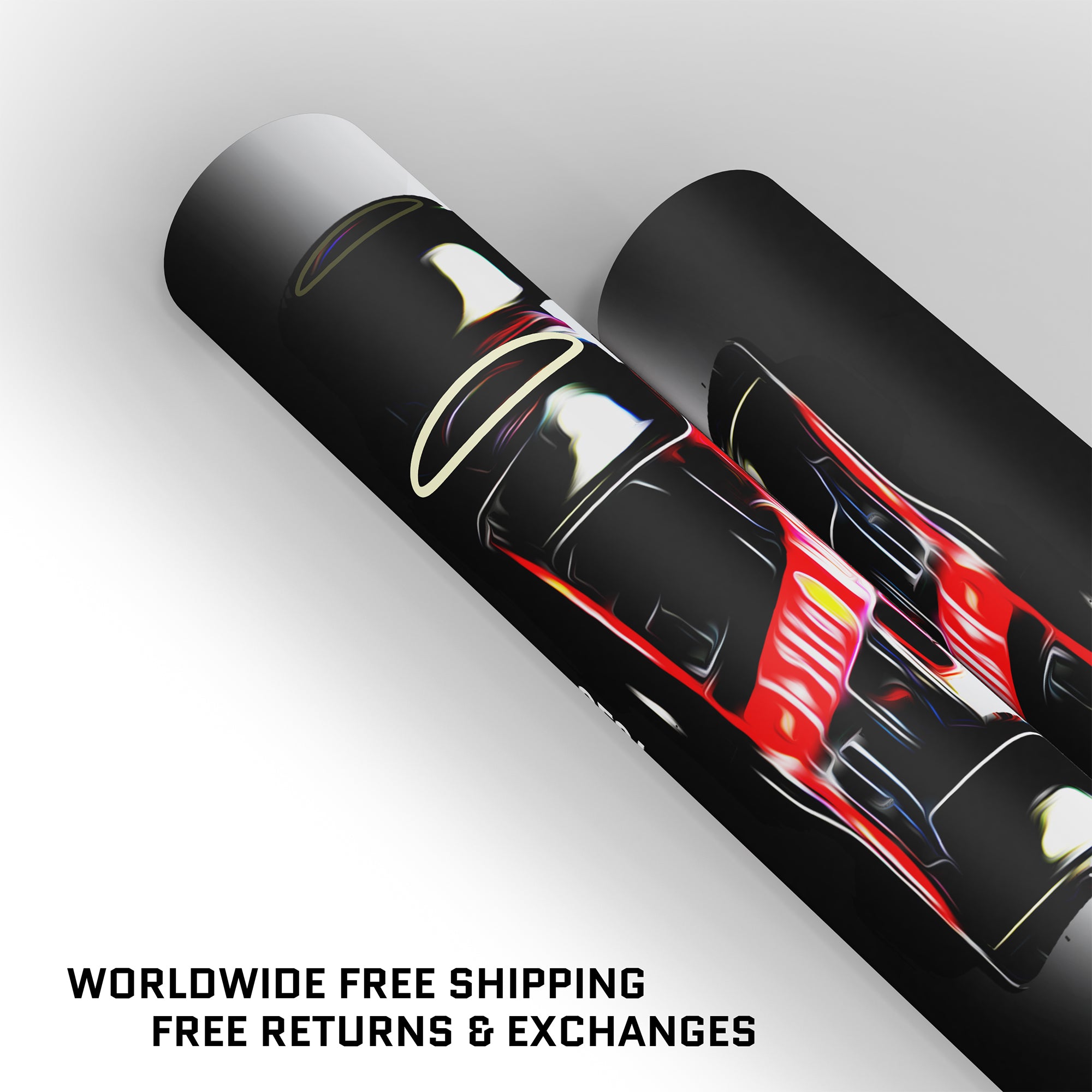 Ferrari SF24 - Race Car Print- White