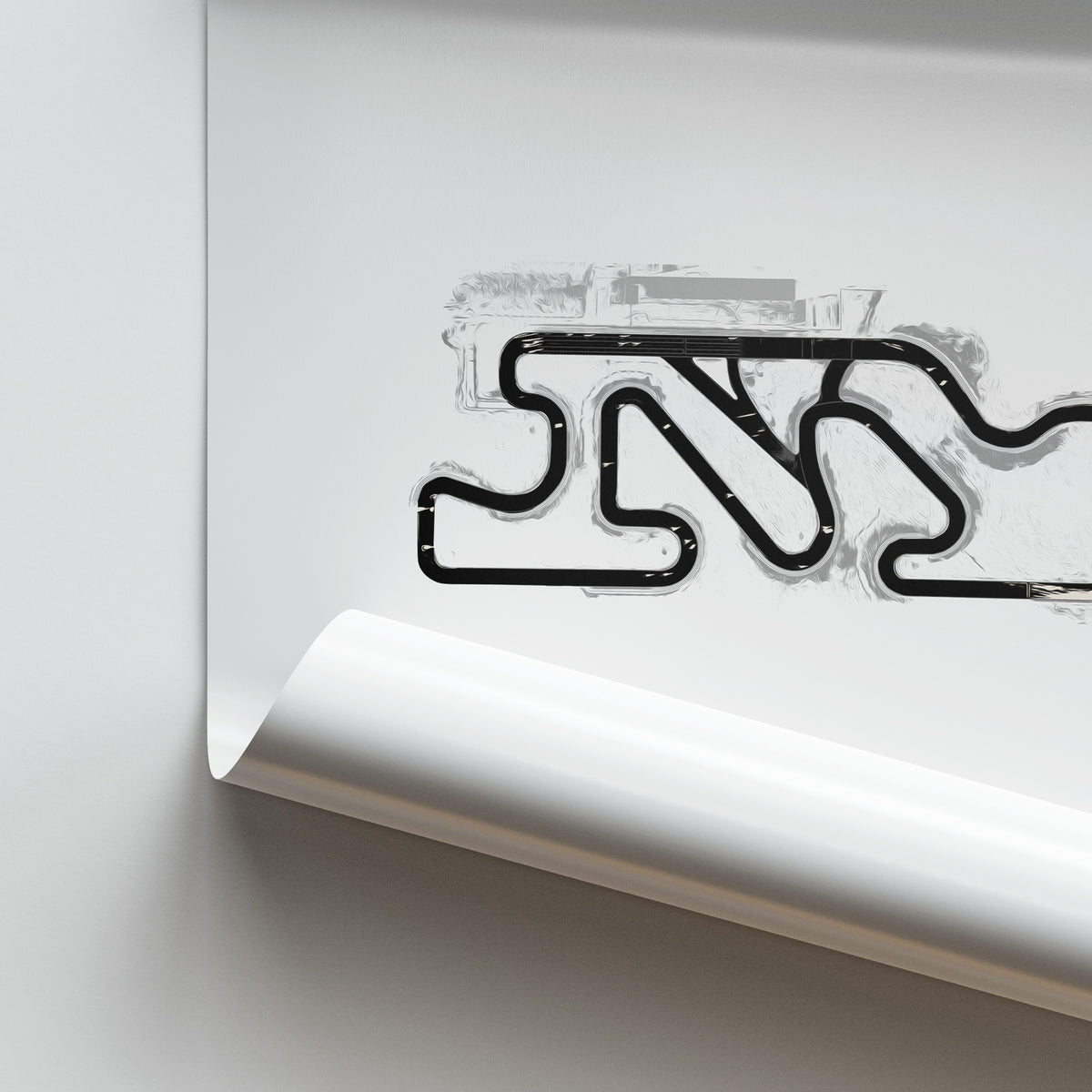 Prejmer Raceway - Racetrack Print – Illustrated Tracks