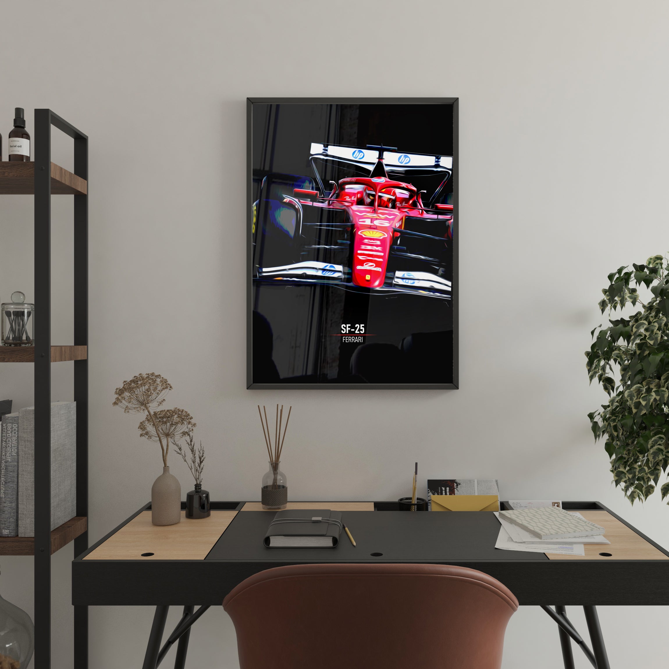 Ferrari SF25- F1 Race Car Print 2025