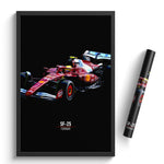Charger l&#39;image dans la galerie, Ferrari SF25- F1 Race Car Print 2025 (sideview)
