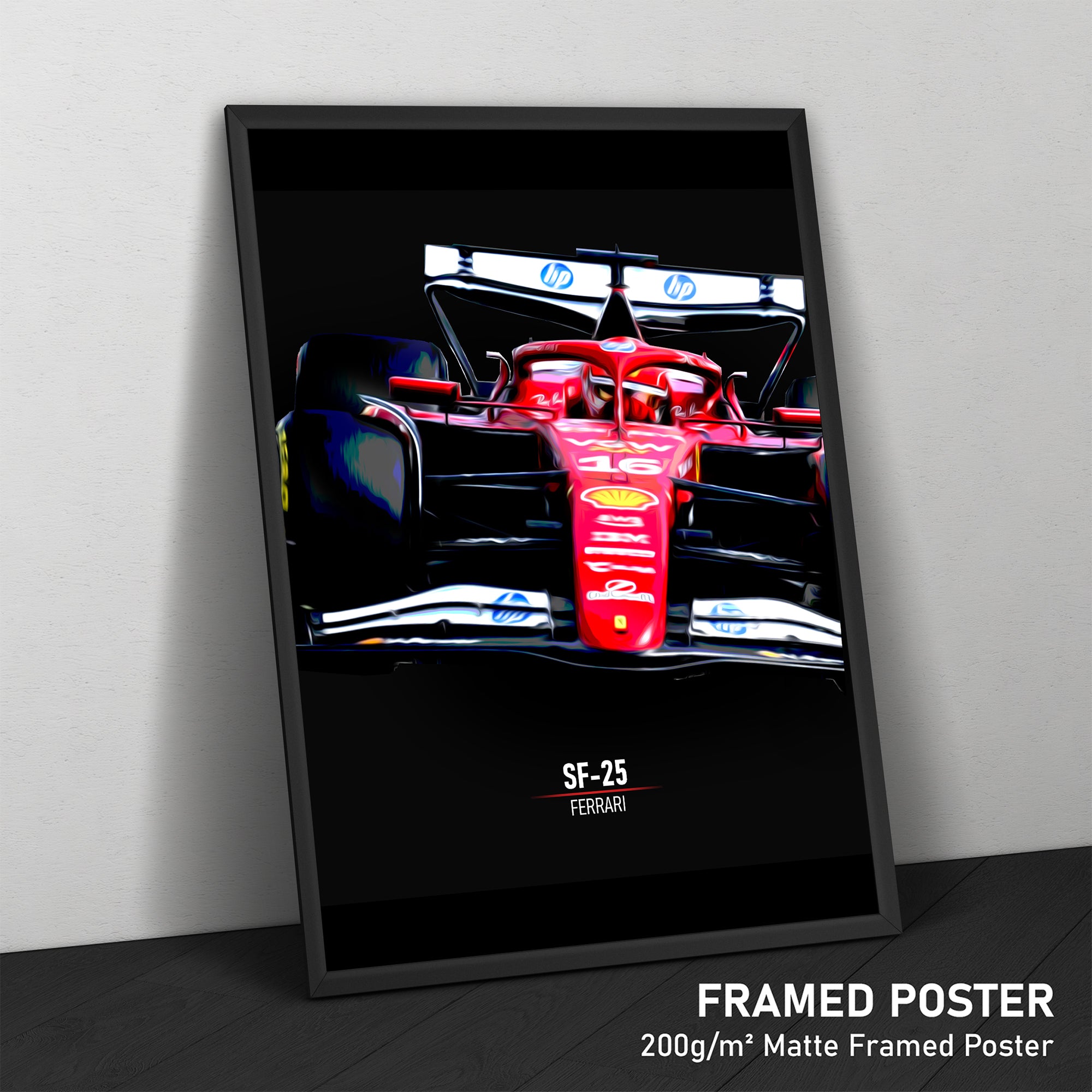 Ferrari SF25- F1 Race Car Print 2025