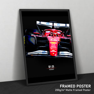 Ferrari SF25- F1 Race Car Print 2025
