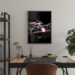 Haas VF-25- F1 Race Car Print 2025
