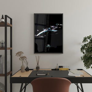Mercedes W16- F1 Race Car Print 2025 Side View