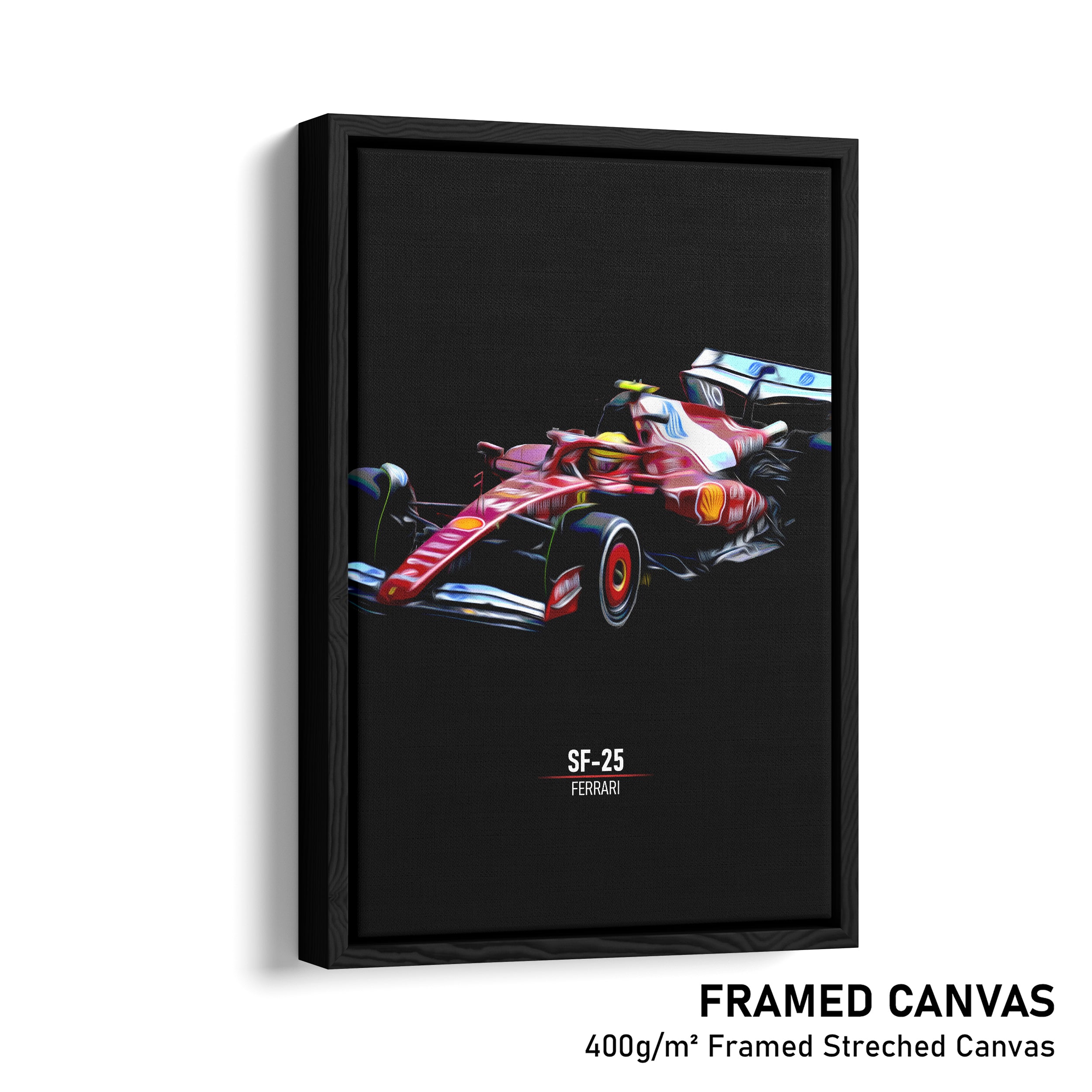 Ferrari SF25- F1 Race Car Print 2025 (sideview)