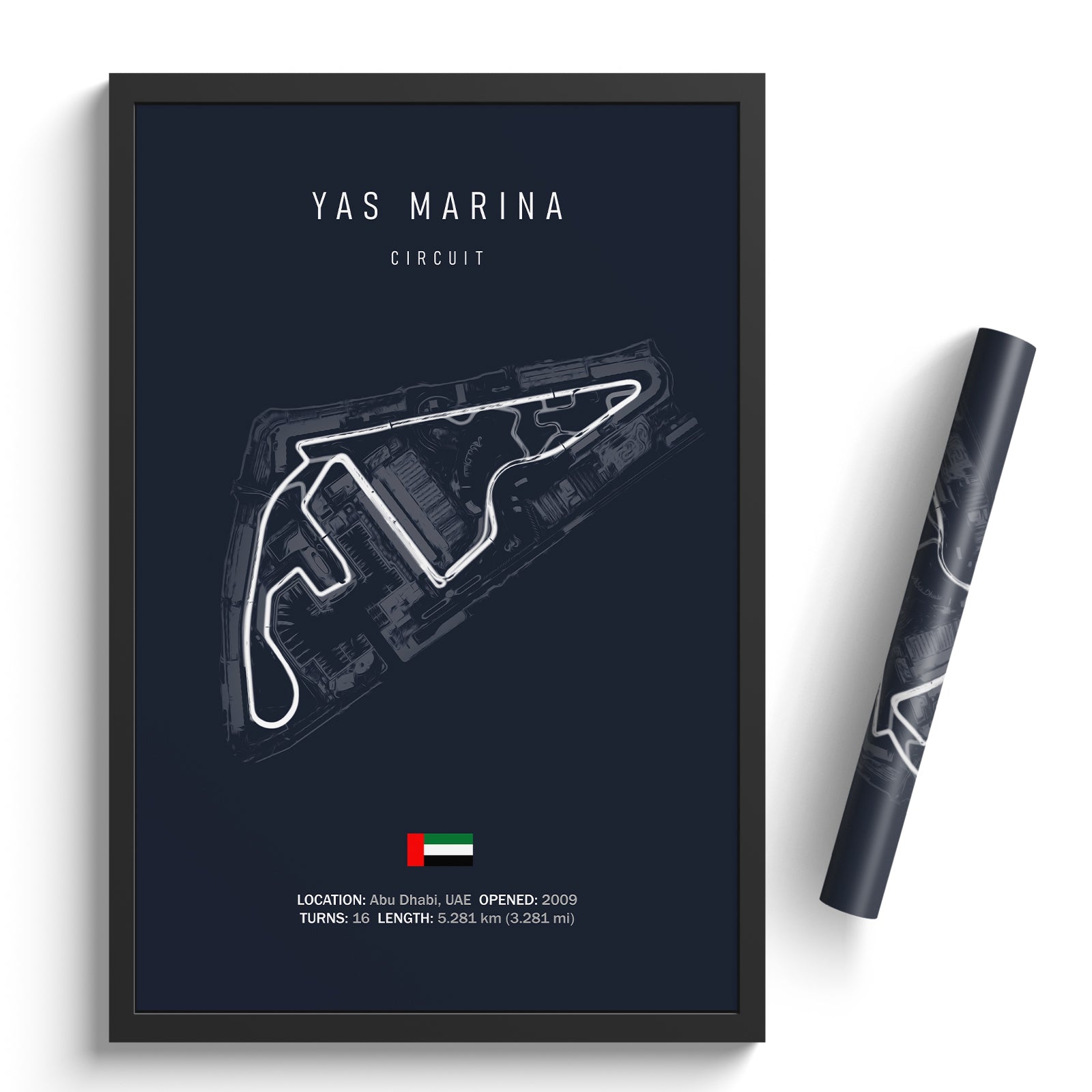 Yas Marina Circuit - Racetrack Print