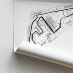 Load image into Gallery viewer, Yas Marina Circuit - Racetrack Print
