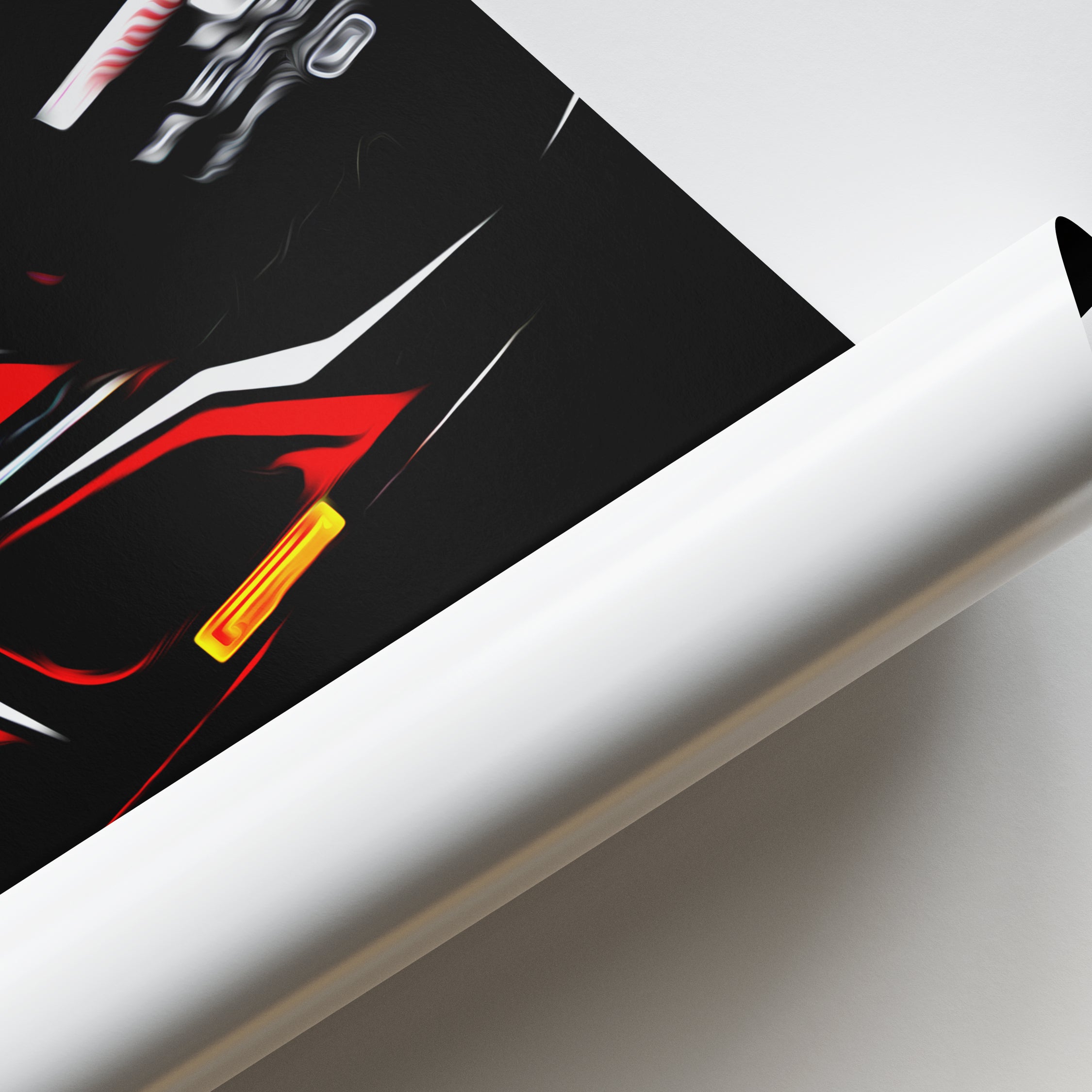 Acura NSX GT3 - Race Car Poster Print Close Up