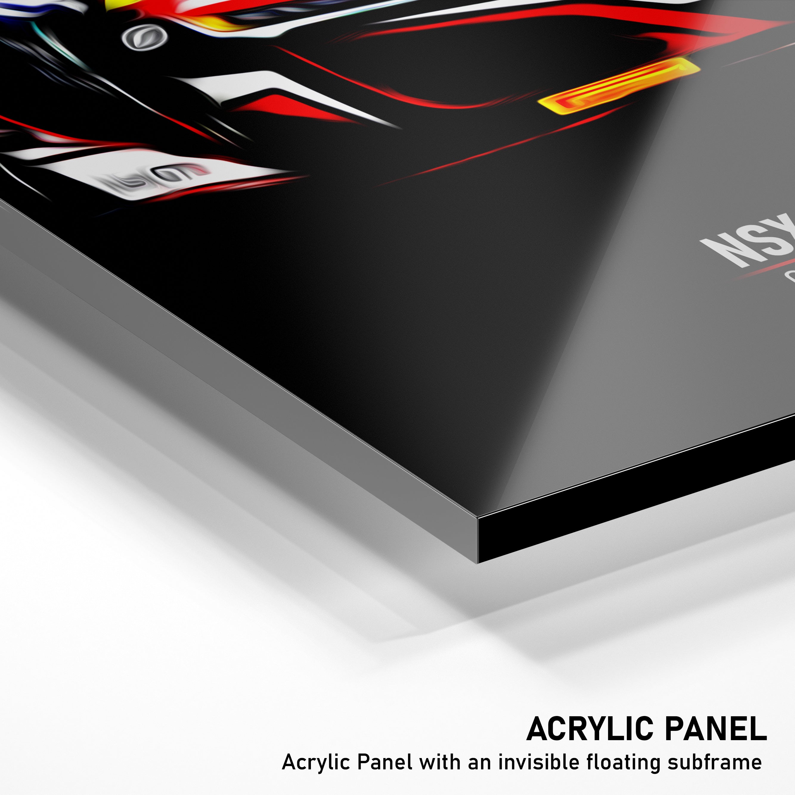 Acura NSX GT3 - Race Car Acrylic Panel Print