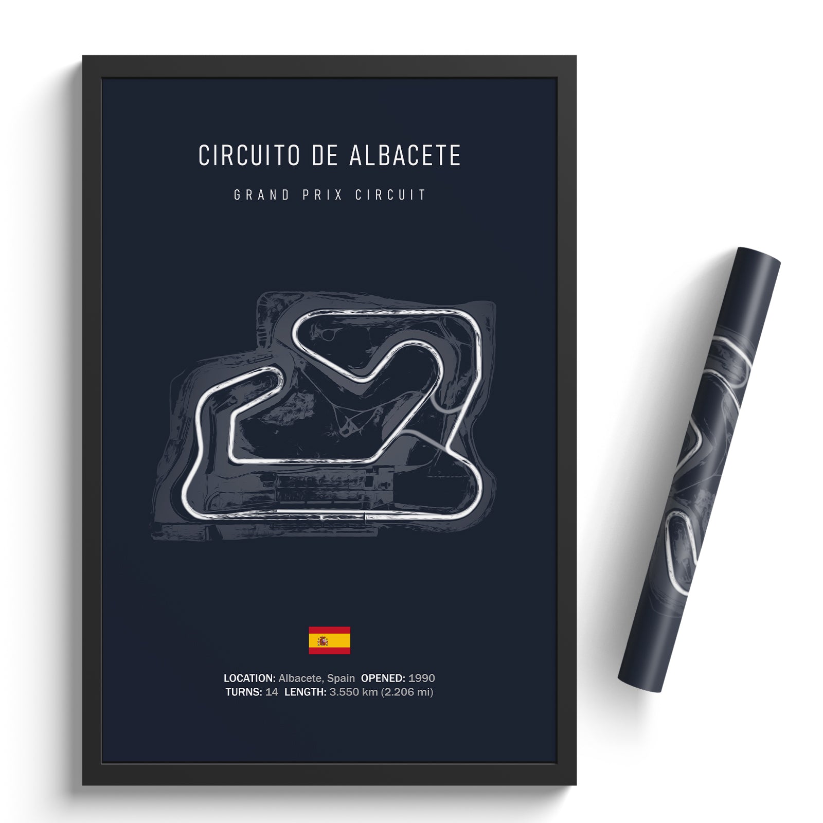 Circuito de Albacete - Racetrack Print