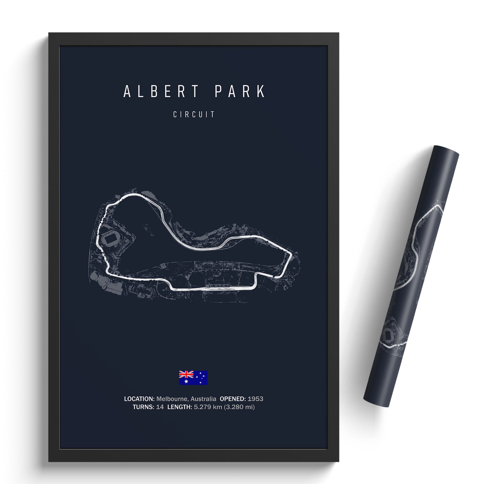 Albert Park Circuit - Racetrack Print