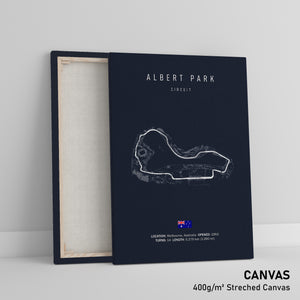 Albert Park Circuit - Racetrack Print