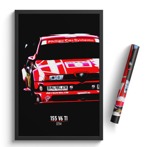 Alfa Romeo 155 V6 TI DTM - Race Car Print
