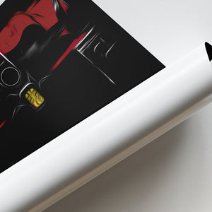 Alfa Romeo C43, Valtteri Bottas - Formula 1 Poster Print Close Up