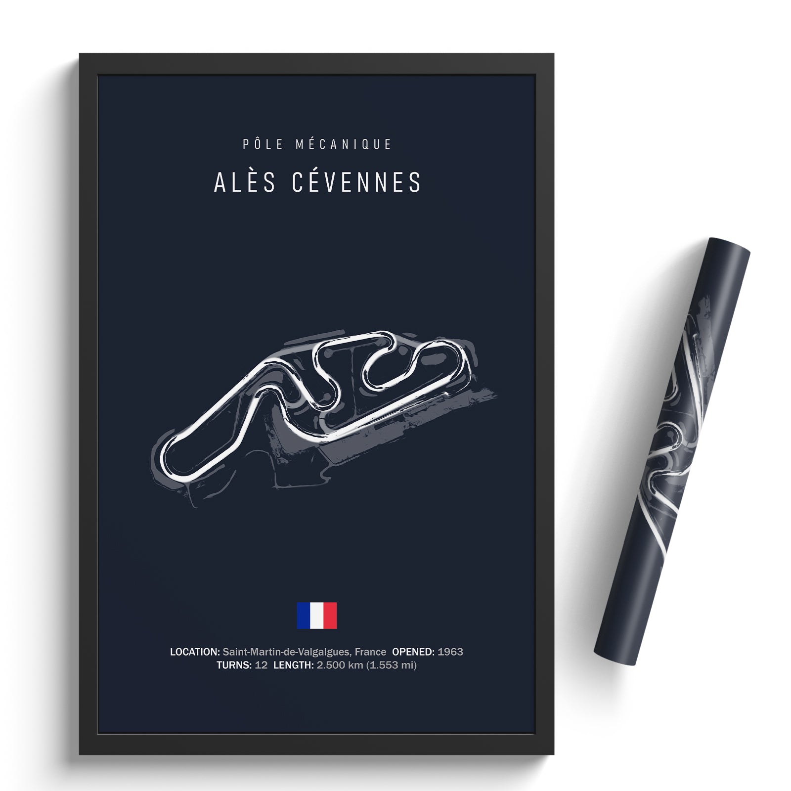 Pôle Mécanique Alès Cévennes - Racetrack Print