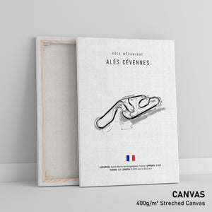 Pôle Mécanique Alès Cévennes - Racetrack Print