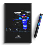 Load image into Gallery viewer, Alpine A521, Esteban Ocon 2021 - Formula 1 Print
