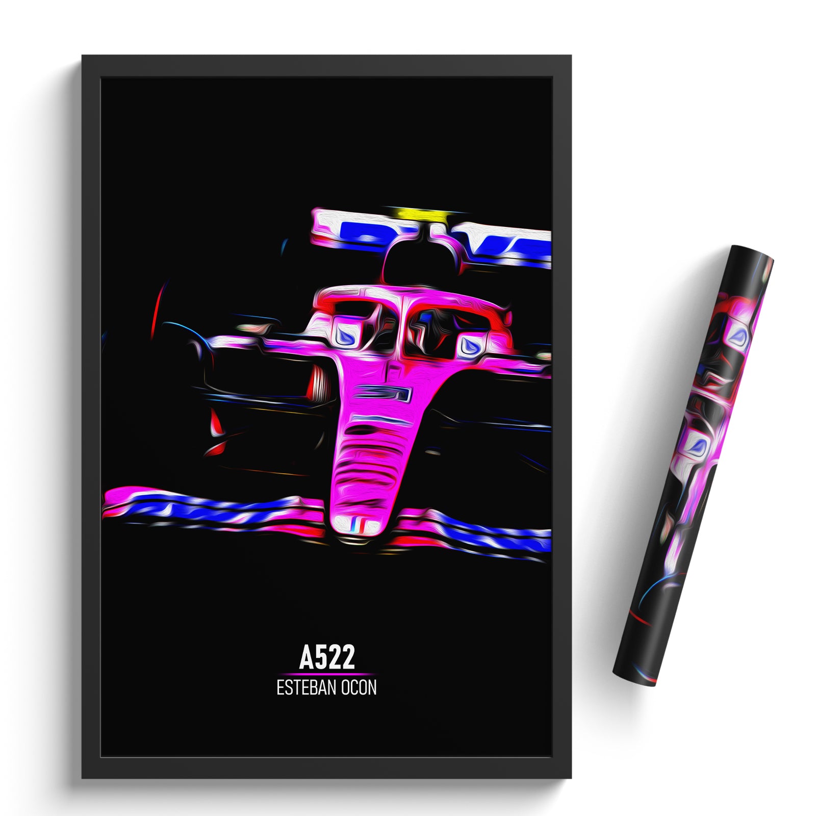 Alpine A522, Esteban Ocon 2022 - Formula 1 Print