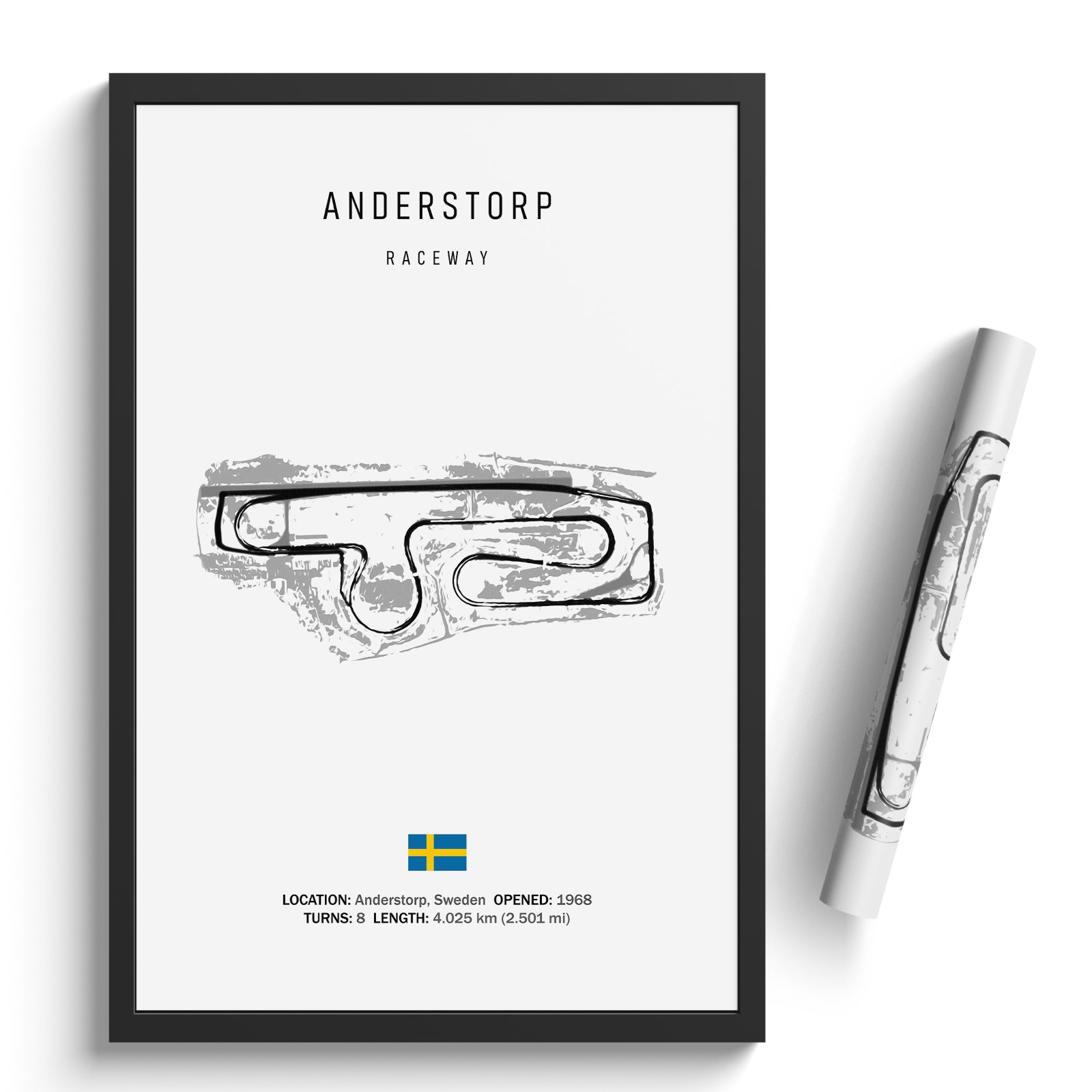 Anderstorp Raceway - Racetrack Print