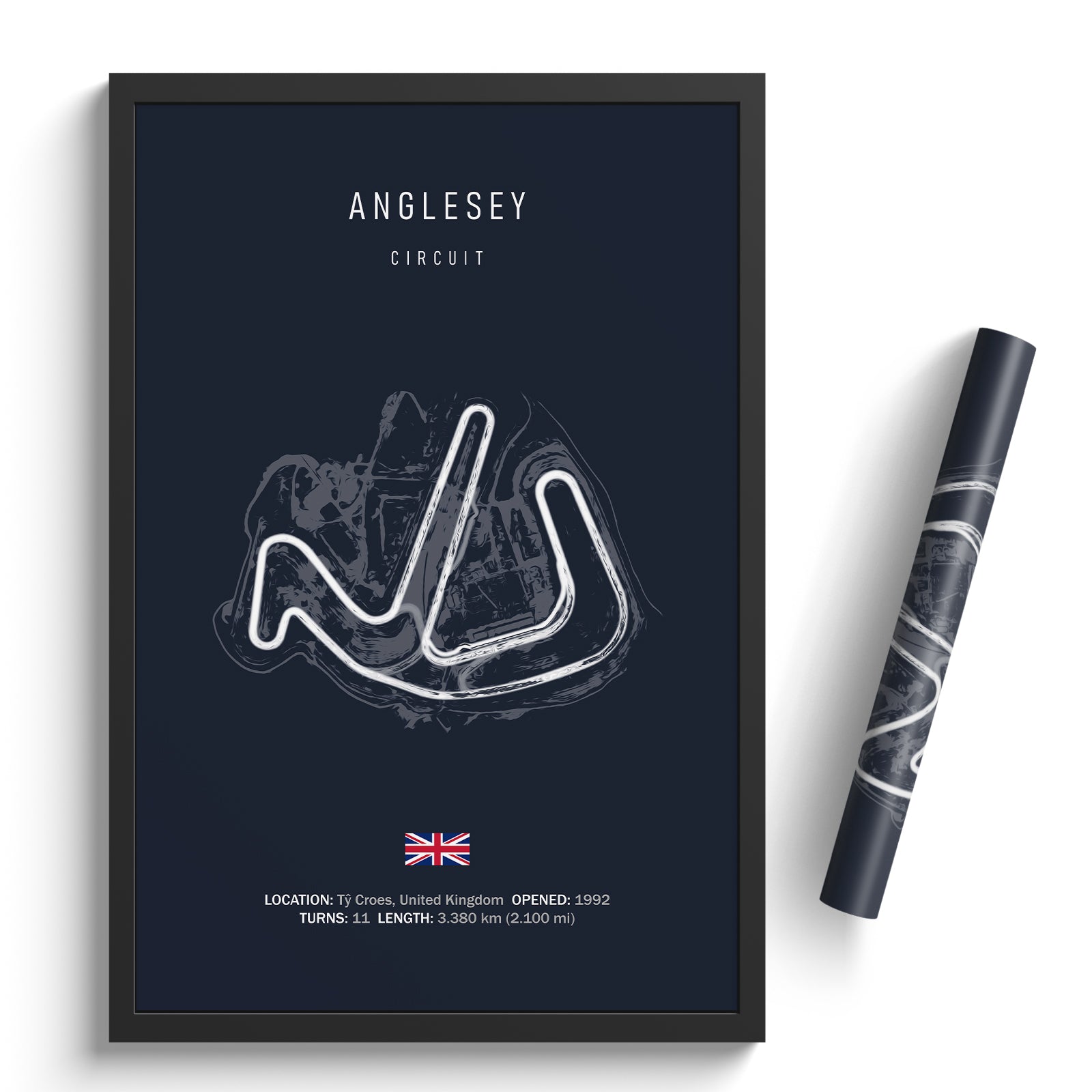 Anglesey Circuit - Racetrack Print