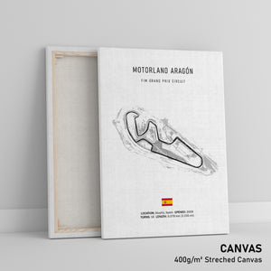 MotorLand Aragón - Racetrack Print