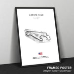 Load image into Gallery viewer, Arroyo Seco Raceway - Racetrack Print
