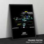 Load image into Gallery viewer, Aston Martin AMR23, Fernando Alonso - Formula 1 Framed Poster Print
