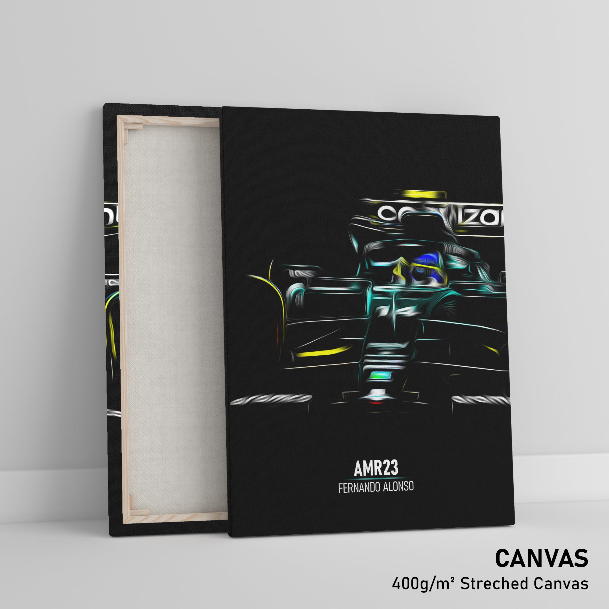 Aston Martin AMR23, Fernando Alonso - Formula 1 Canvas Print