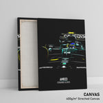 Load image into Gallery viewer, Aston Martin AMR23, Fernando Alonso - Formula 1 Canvas Print
