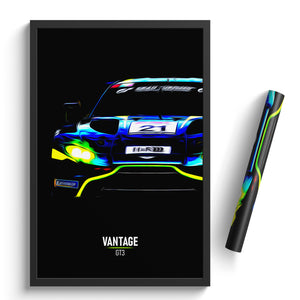 Aston Martin Vantage GT3 - Race Car Poster Print