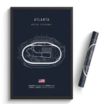 Load image into Gallery viewer, Atlanta Motor Speedway - Racetrack Print
