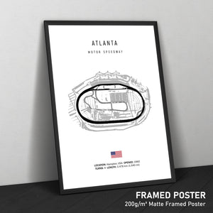 Atlanta Motor Speedway - Racetrack Print