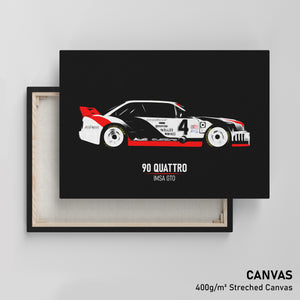 Audi 90 Quattro GTO - Race Car Canvas Print