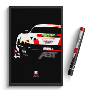 Audi R8 LMS GT3 DTM - Race Car Poster Print